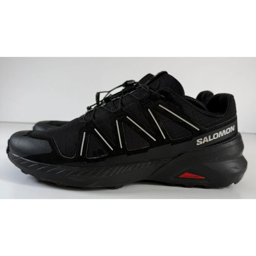 Salomon Speedcross Peak Men's 12 Black Trail Running Hiking Shoes 475145